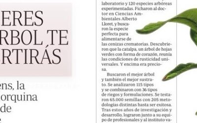 Semper Vivens ocupa un reportaje de dos páginas en el ABC, uno de los medios de mayor tirada a nivel nacional.